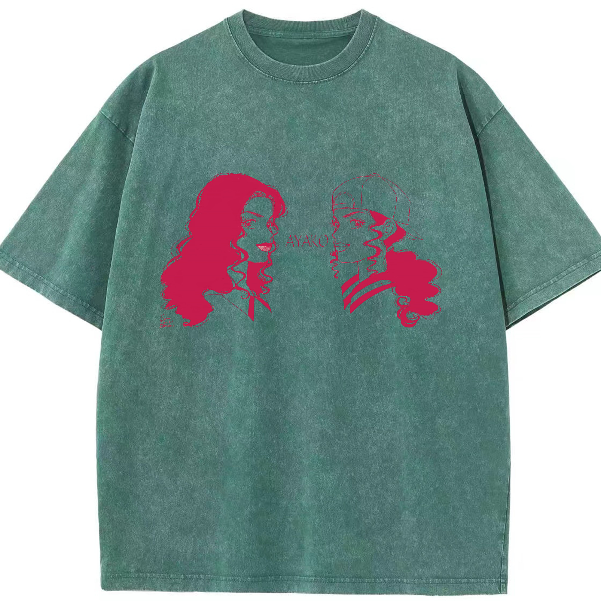 （画像用） SLAM DUNK／スラムダンク 綿100% ヴィンテージ風 半袖Tシャツ（フロントプリント）